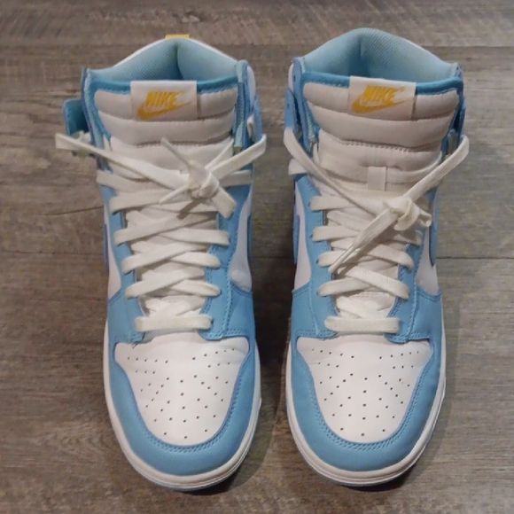 Nike Other - Nike High-Top Dunks in Light Blue and White. Size 9mens